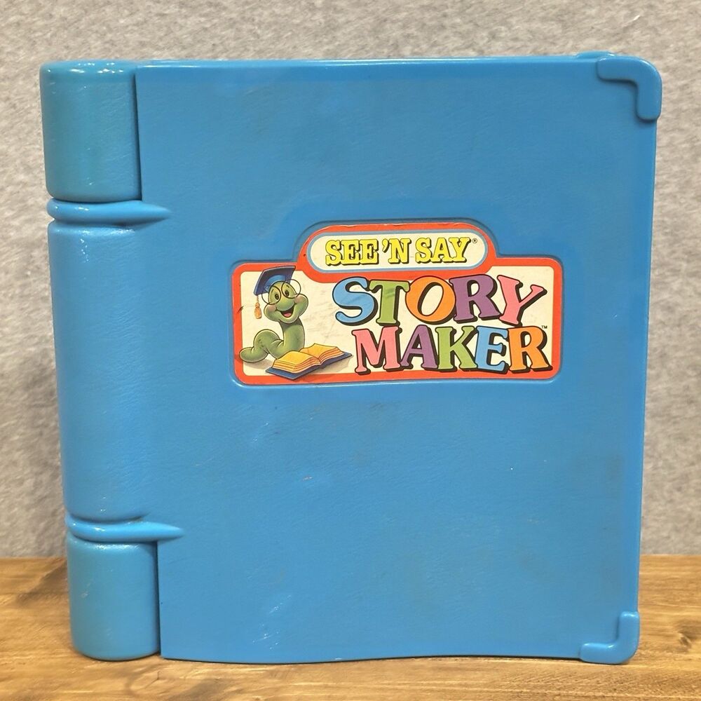 Vintage 1991 Mattel See N Say Story Maker Electronic Toy Tested 90s kidscore